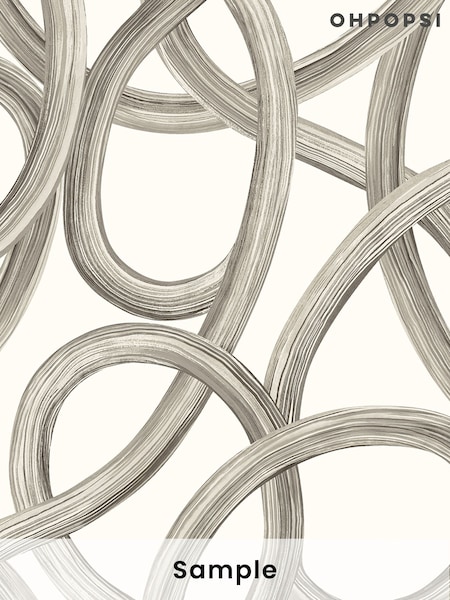 Ohpopsi Concrete Twisted Geo A4 Wallpaper Sample (AL2186) | £1
