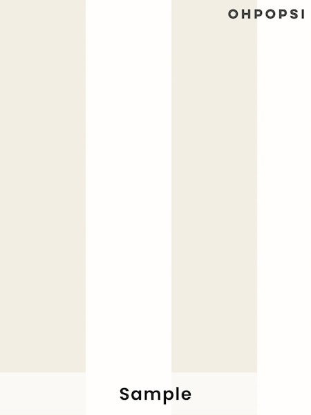 Ohpopsi Porcelain Bloc Stripe A4 Wallpaper Sample (AL2190) | £1