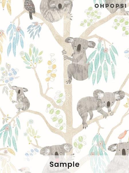 Ohpopsi Sky Kooka Koala A4 Wallpaper Sample (AL2215) | £1
