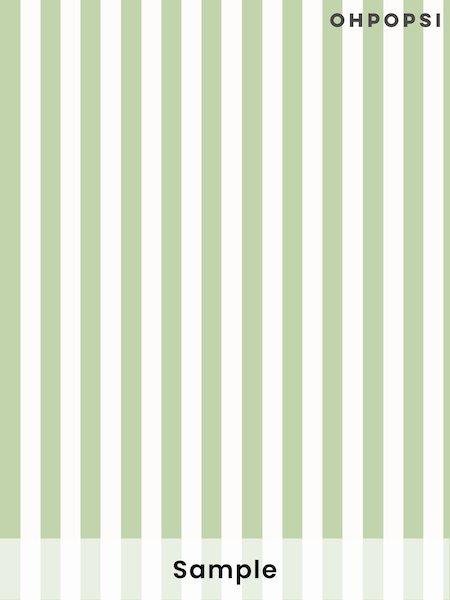 Ohpopsi Fennel Bloc Stripe A4 Wallpaper Sample (AL2227) | £1