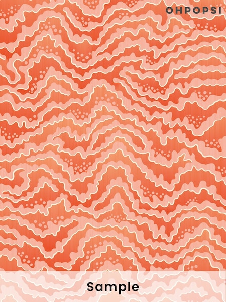 Ohpopsi Pumpkin Contour A4 Wallpaper Sample (AL2229) | £1