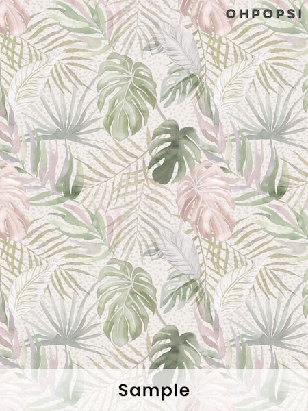 Ohpopsi Powder Tropica A4 Wallpaper Sample (AL2247) | £1
