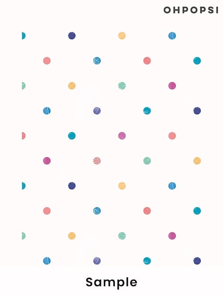 Ohpopsi Ink and Cornflower Doodle Spot A4 Wallpaper Sample (AL2251) | £1