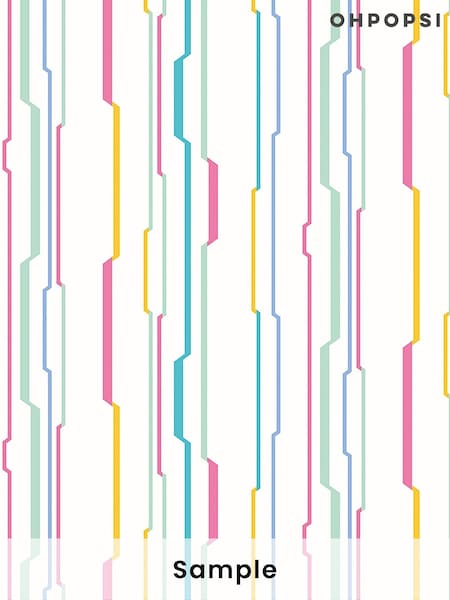 Ohpopsi Bubblegum Wibble Wobble A4 Wallpaper Sample (AL2255) | £1