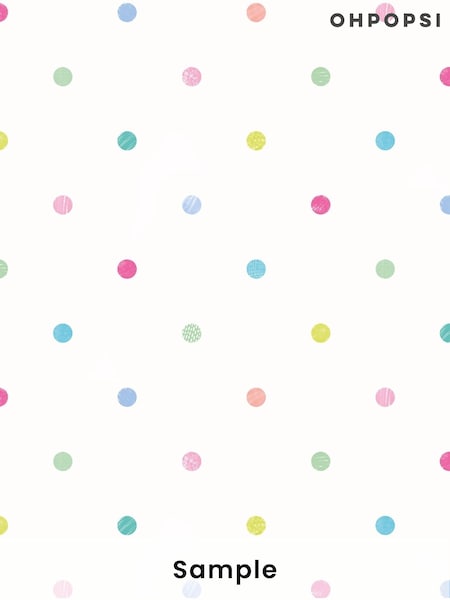 Ohpopsi Candy Apple Doodle Spot A4 Wallpaper Sample (AL2262) | £1