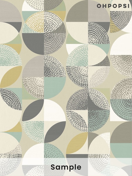 Ohpopsi Hazel Wood Orb A4 Wallpaper Sample (AL2280) | £1