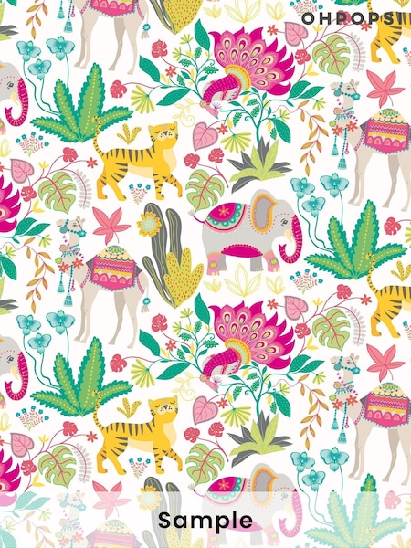 Ohpopsi Fruit Salad Samba Safari A4 Wallpaper Sample (AL2293) | £1