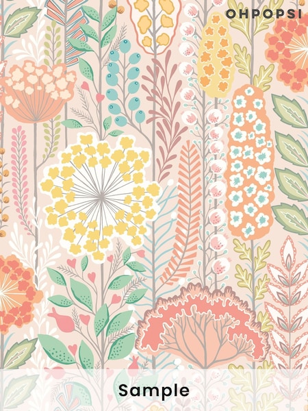 Ohpopsi Ballet Slipper Seedheads A4 Wallpaper Sample (AL2310) | £1