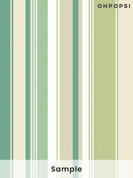 Ohpopsi Emerald Barcode A4 Wallpaper Sample (AL2312) | £1