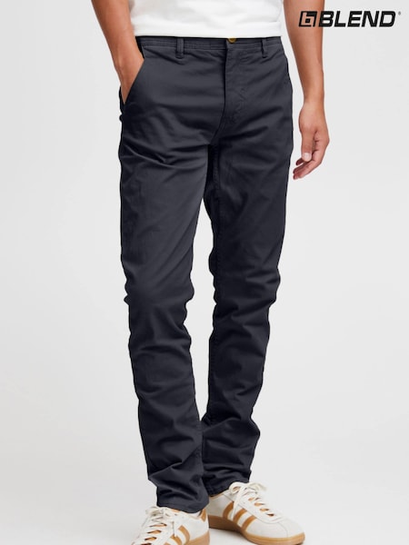 Blend Blue Slim Fit Chino Trousers (AL2377) | £36