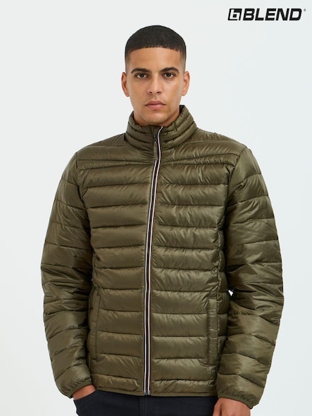 Blend Green Metallic Coated Jacket (AL2395) | £40