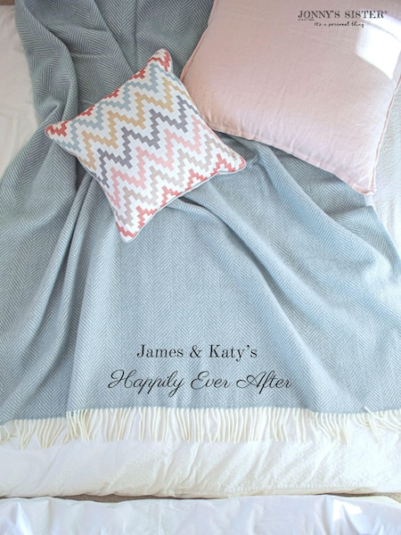 Personalised Wool Throw by Jonnys Sister (AL2538) | £82