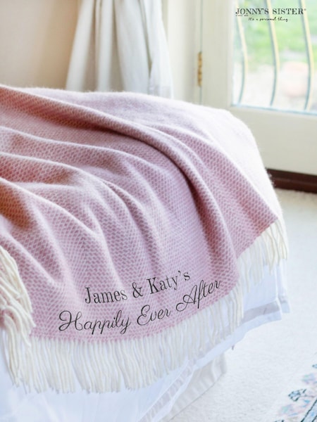 Personalised Wool Throw by Jonnys Sister (AL2550) | £82