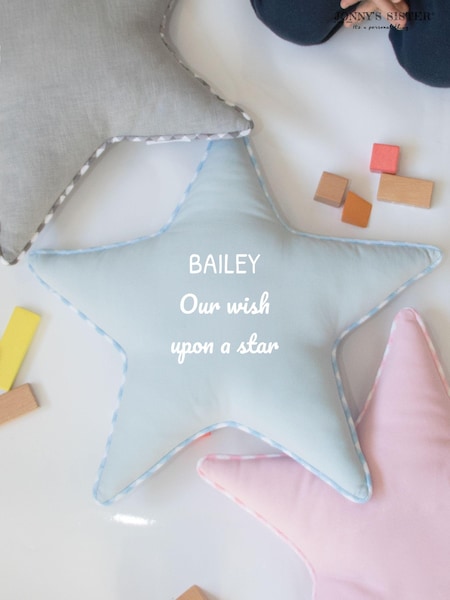 Personalised Star Cushion by Jonnys Sister (AL2551) | £45