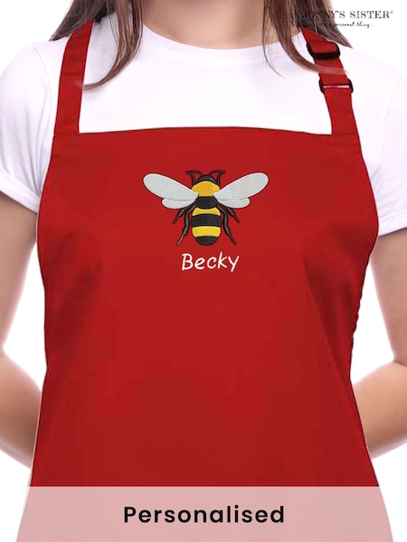Personalised Embroidered Apron by Jonnys Sister (AL2872) | £28
