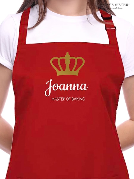 Personalised Adult Crown Apron by Jonnys Sister (AL2876) | £24