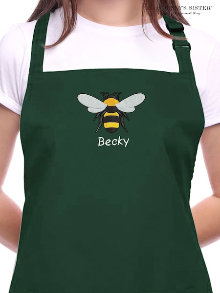 Personalised Embroidered Apron by Jonnys Sister (AL2883) | £28