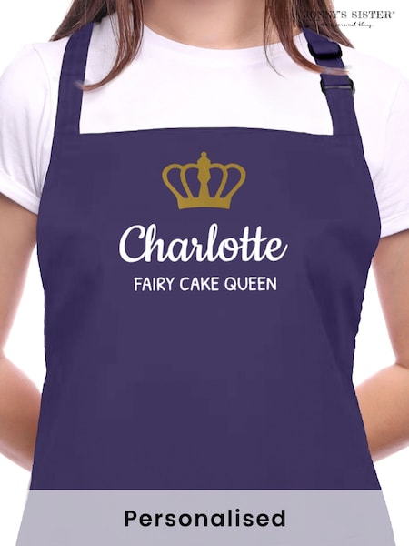 Personalised Adult Crown Apron by Jonnys Sister (AL2887) | £24
