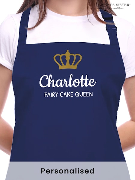 Personalised Adult Crown Apron by Jonnys Sister (AL2892) | £24