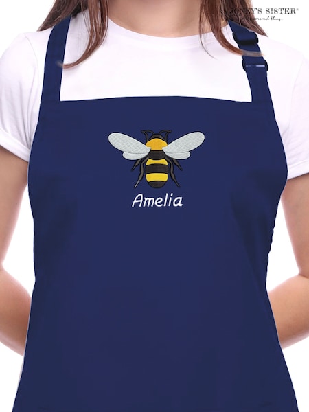 Personalised Embroidered Apron by Jonnys Sister (AL2895) | £28