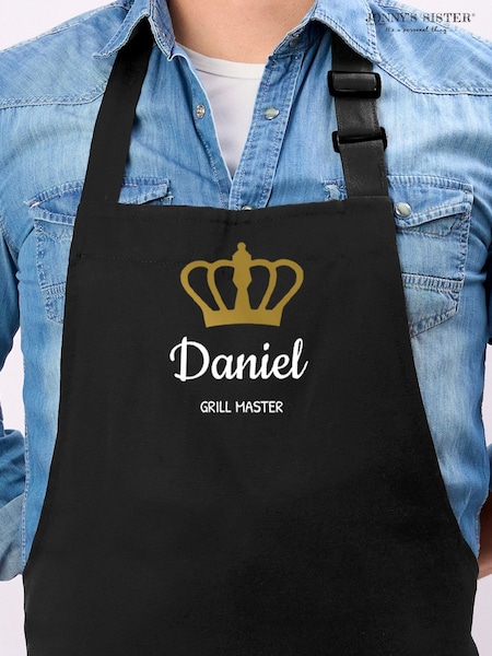Personalised Adult Crown Apron by Jonnys Sister (AL2896) | £24