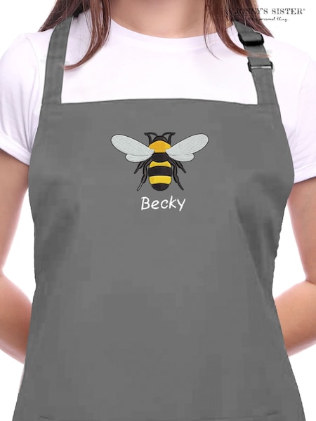Personalised Embroidered Apron by Jonnys Sister (AL2897) | £28