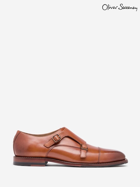 Oliver Sweeney Polished Leather Monk Shoes (AL3398) | £179
