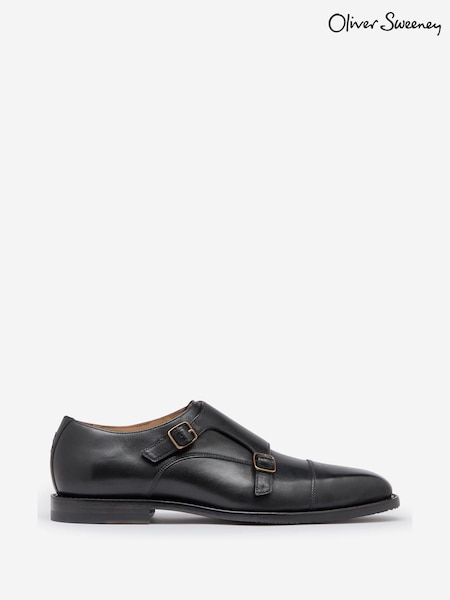 Oliver Sweeney Polished Leather Monk Shoes (AL3399) | £179