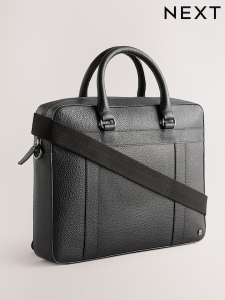 Black Genuine Leather Briefcase (AL3507) | £85