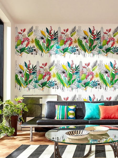 Ohpopsi Tropical Bright Urban Tropic 10M Wallpaper (AL3566) | £79