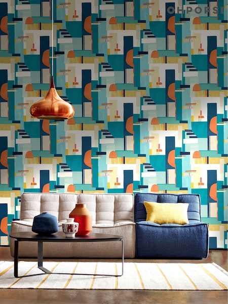Ohpopsi Ocean Blocs 10M Wallpaper (AL3597) | £79