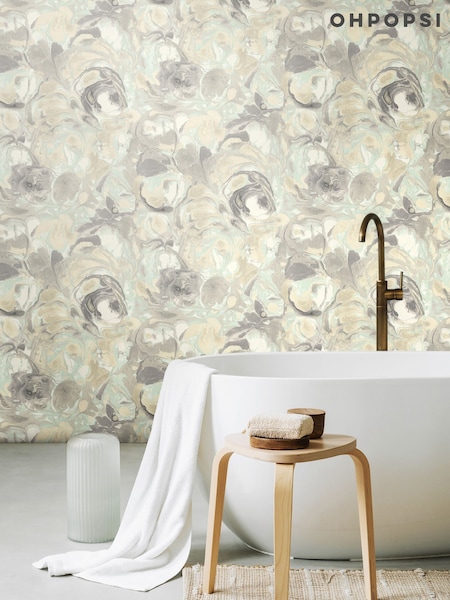 Ohpopsi Linen Swirl Venetian 10M Wallpaper (AL3618) | £73