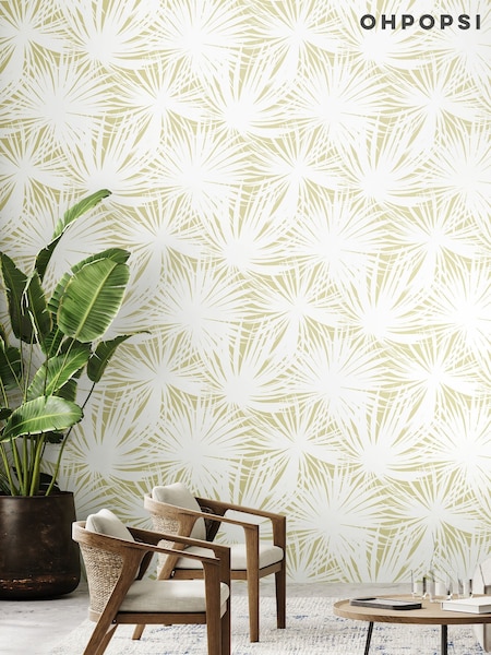 Ohpopsi Moss Palm Silhouette 10M Wallpaper (AL3622) | £47