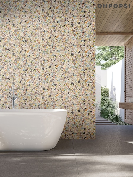 Ohpopsi Fossil and Sage Fragments 10M Wallpaper (AL3629) | £69