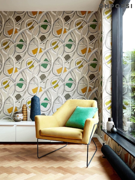 Ohpopsi Earth Twisted Geo 10M Wallpaper (AL3639) | £79