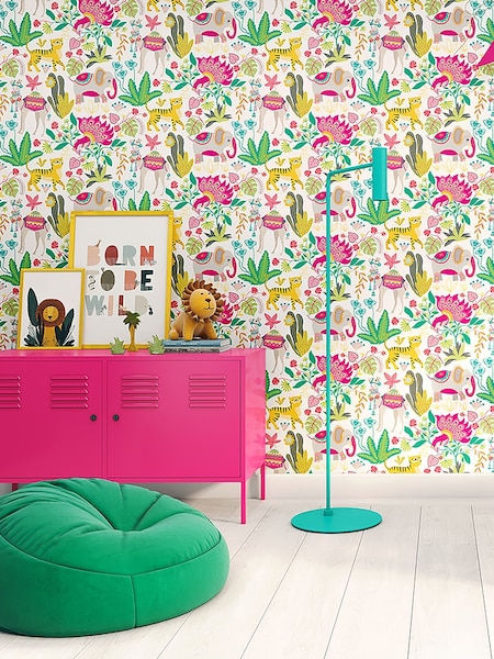 Ohpopsi Fruit Salad Samba Safari 10M Wallpaper (AL3646) | £43