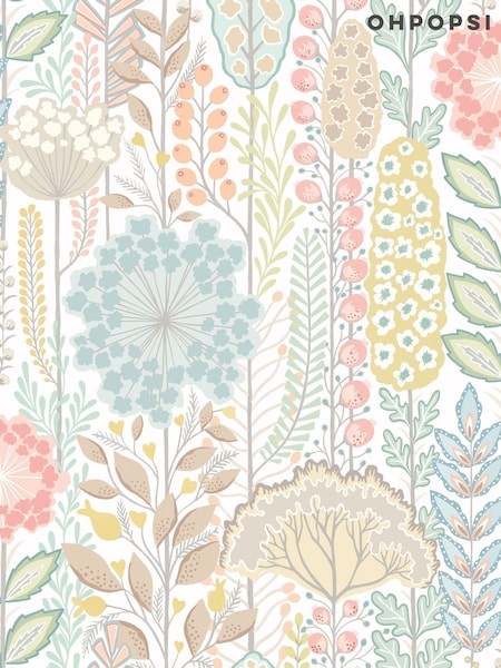 Ohpopsi Pastel Haze Seedheads 10M Wallpaper (AL3658) | £73