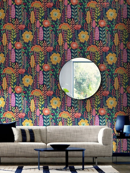 Ohpopsi Prussian Seedheads 10M Wallpaper (AL3664) | £73