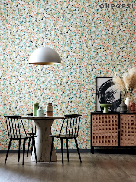 Ohpopsi Pistachio Fragments 10M Wallpaper (AL3667) | £69