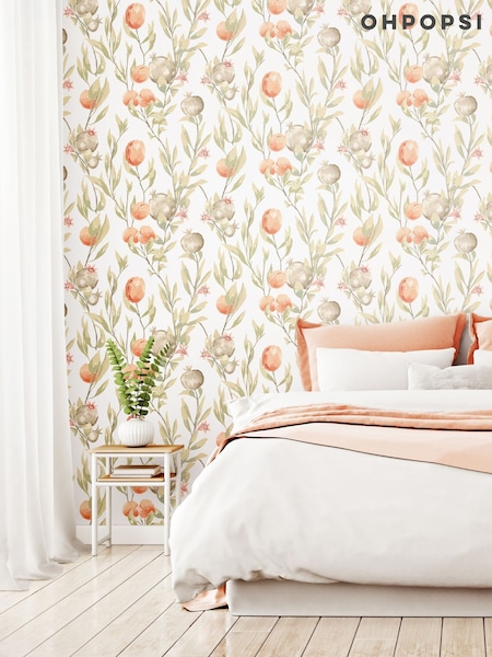 Ohpopsi Blossom Pomegranate Trail 10M Wallpaper (AL3669) | £69