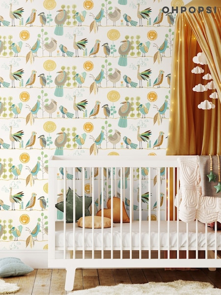 Ohpopsi Popcorn Feather Fandango 10M Wallpaper (AL3670) | £43