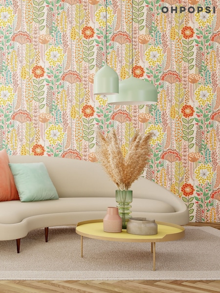 Ohpopsi Ballet Slipper Seedheads 10M Wallpaper (AL3692) | £73