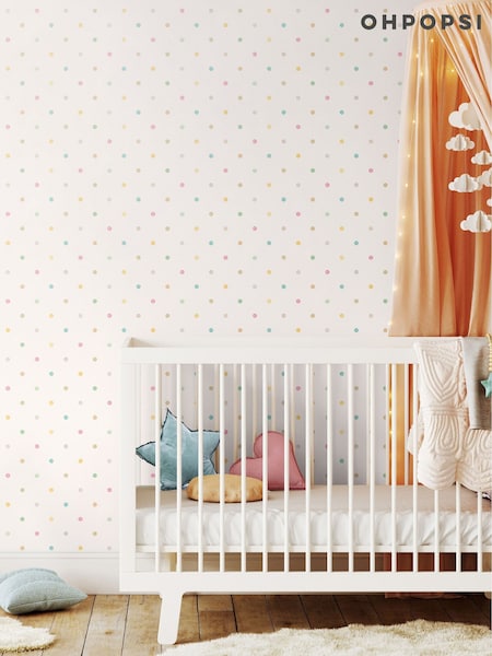 Ohpopsi Dove Mix Doodle Spot 10M Wallpaper (AL3707) | £41