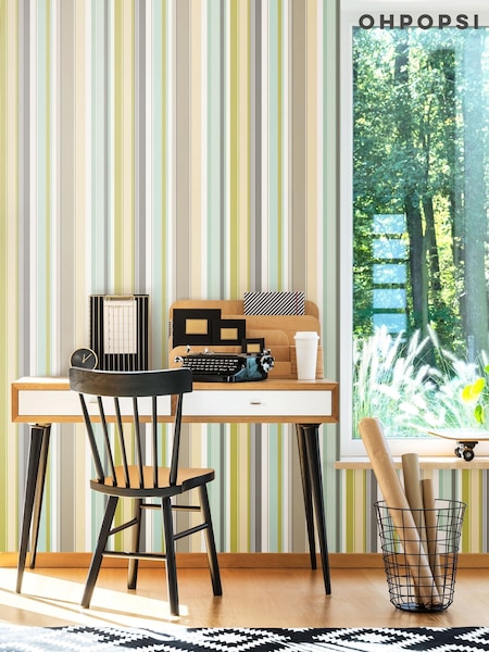 Ohpopsi Smokey Barcode 10M Wallpaper (AL3713) | £48