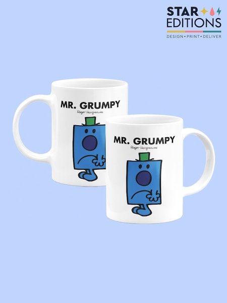 Star Editions Mr. Grumpy White Mug (AL3906) | £10