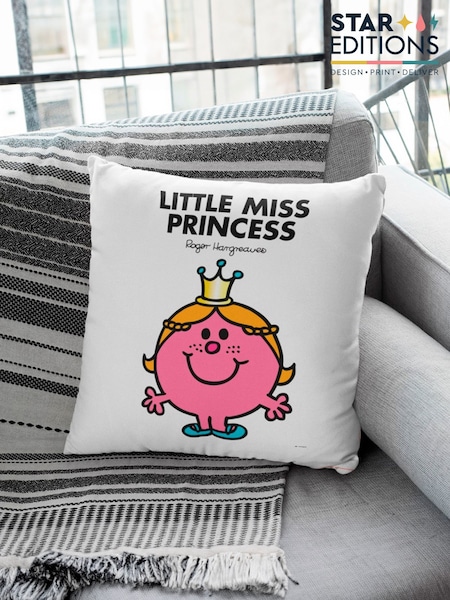 100% Cotton Little Miss Print Cushions by Star Editions (AL3909) | £25