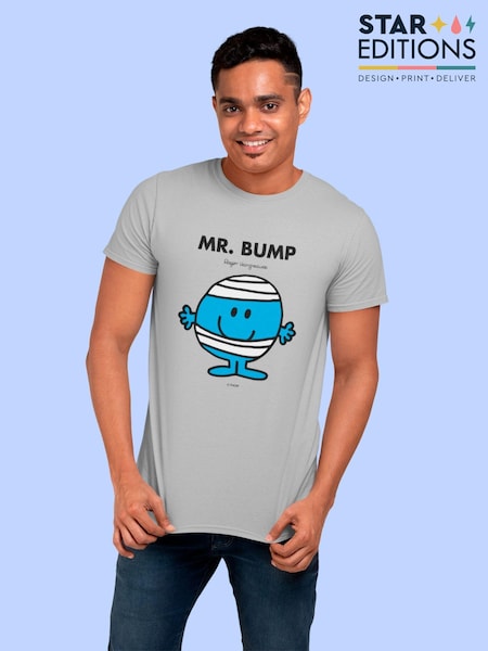 Star Editions Grey Mr. Bump 100% Cotton T-Shirt (AL3911) | £20