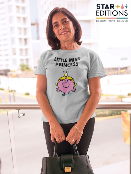 Star Editions Grey Little Miss Princess 100% Cotton T-Shirt (AL3923) | £15