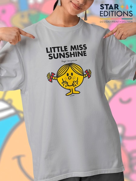 Star Editions Little Miss Grey Sunshine 100% Cotton T-Shirt (AL3925) | £20