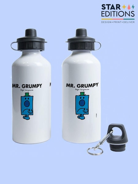 Star Editions Mr. Grumpy White Water Bottle (AL3939) | £15